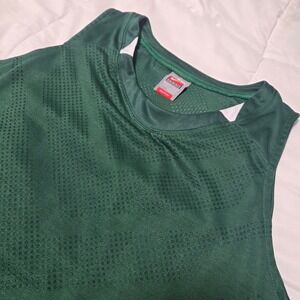 Nike Team Fit Dry Mens XXL Green White Basketball Jersey Mesh Tank Top XXL 20-22